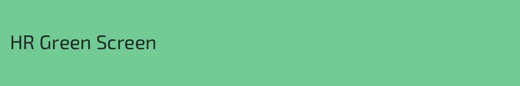HR Green Screen